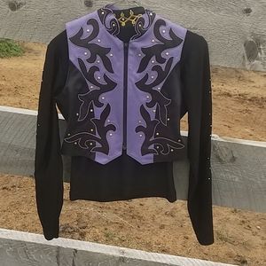 Youth show top vest set / horse show top